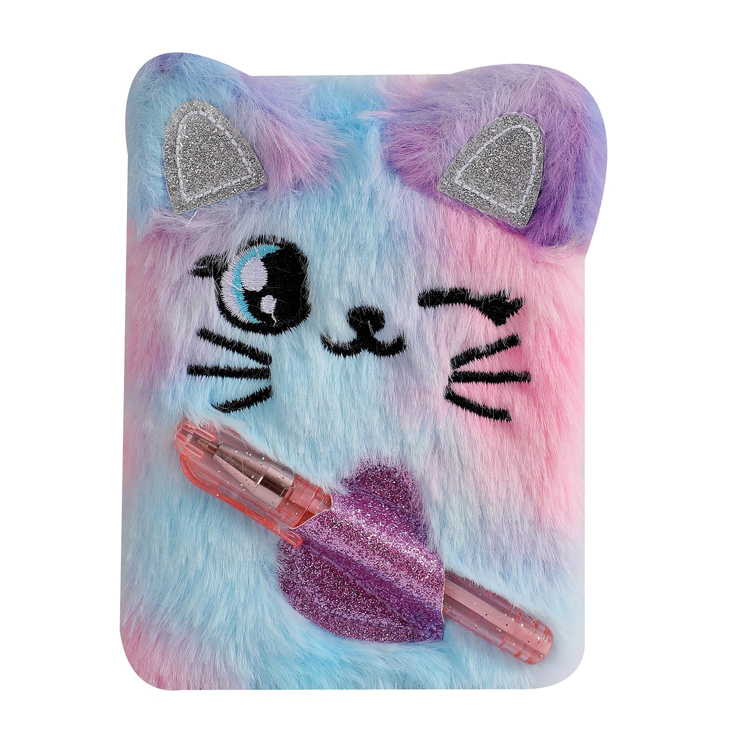 Wholesale Cartoon Animal Series Small Notebook Cute Plush with Pen